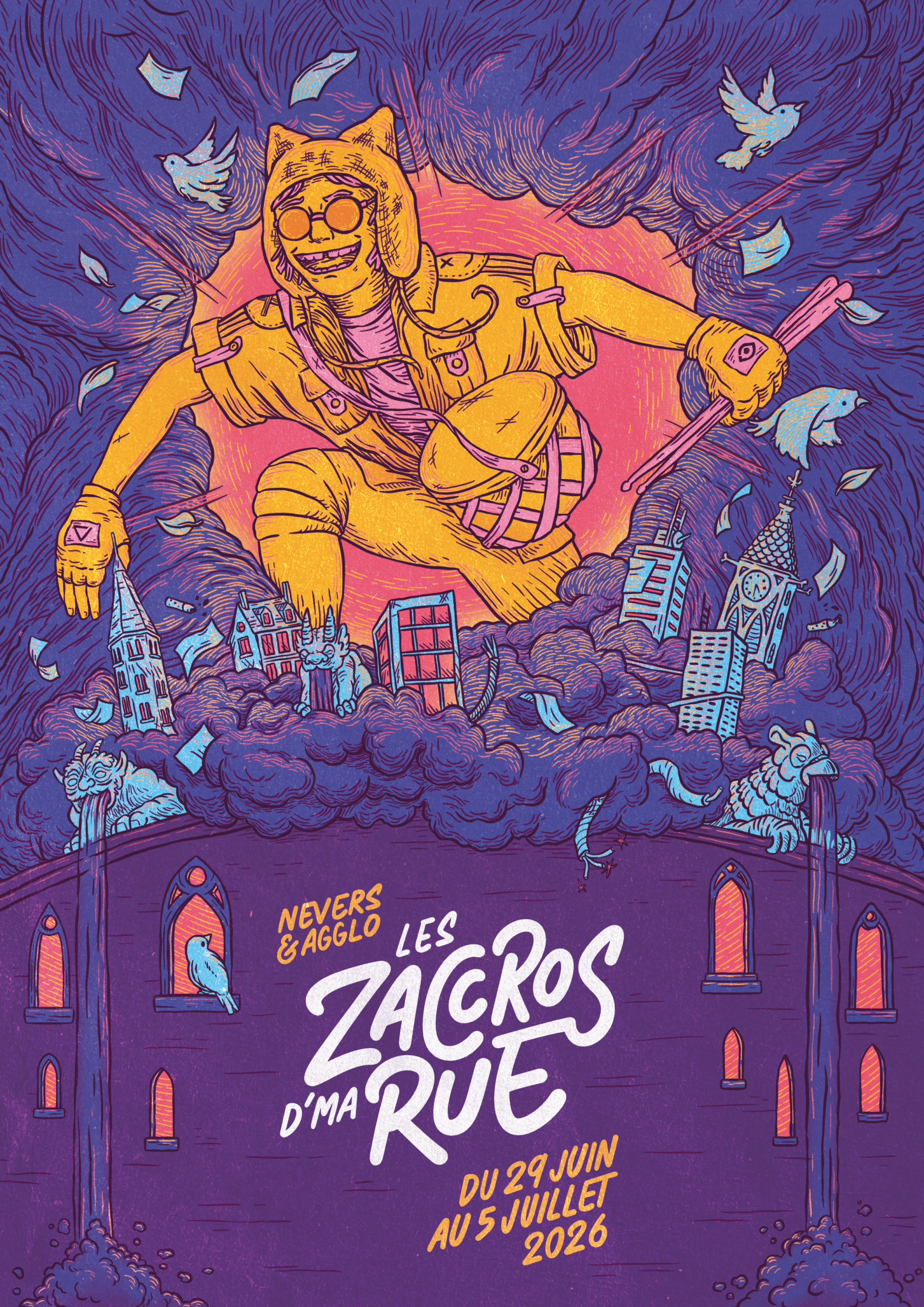 Festival Les Zaccros d'ma Rue - Édition 2026 - Du 29 juin au 5 juillet